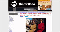 Desktop Screenshot of mistermoda.com