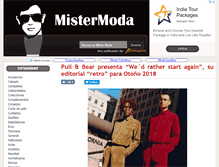Tablet Screenshot of mistermoda.com